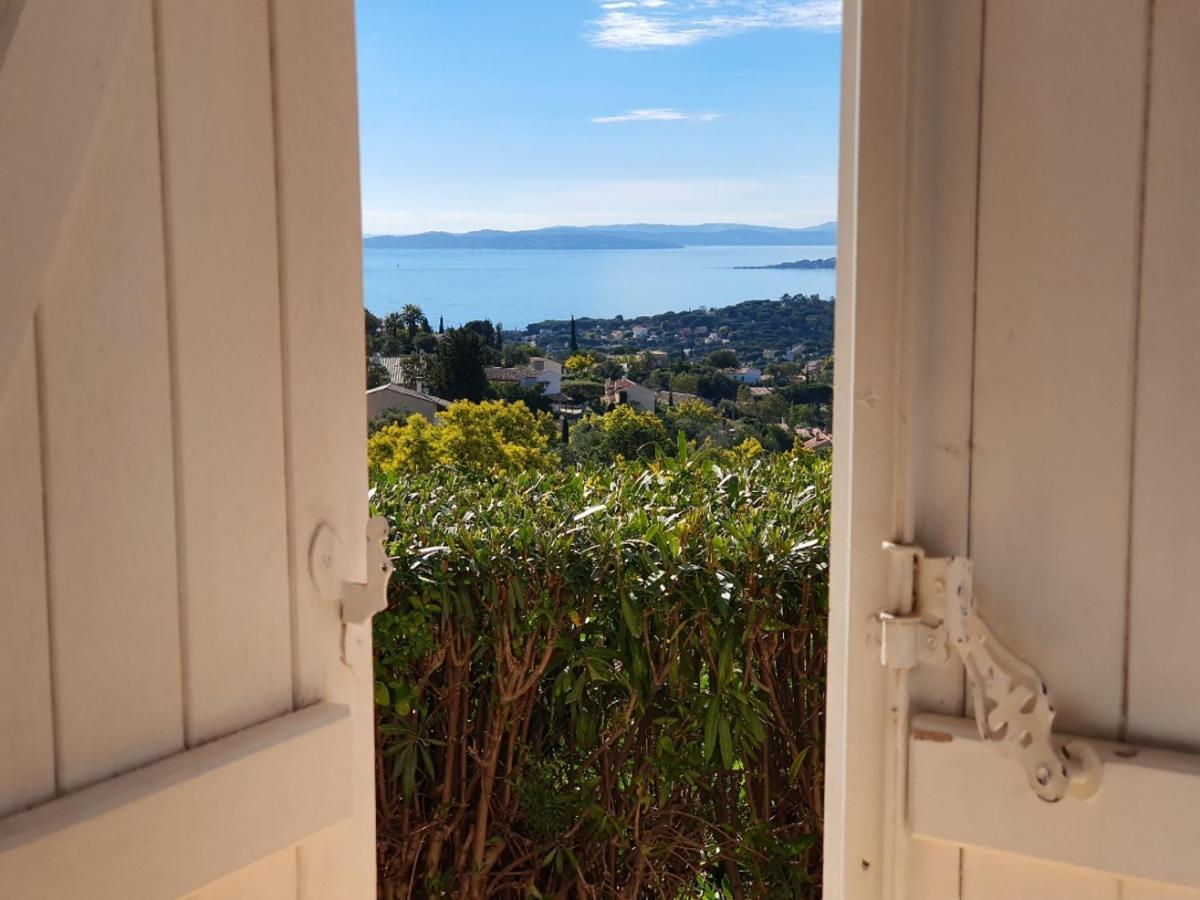 Les Issambres Appart 6 Pers Grande Terrasse Superbe Vue Mer Et Golfe De Saint Tropez, Piscine Esterno foto