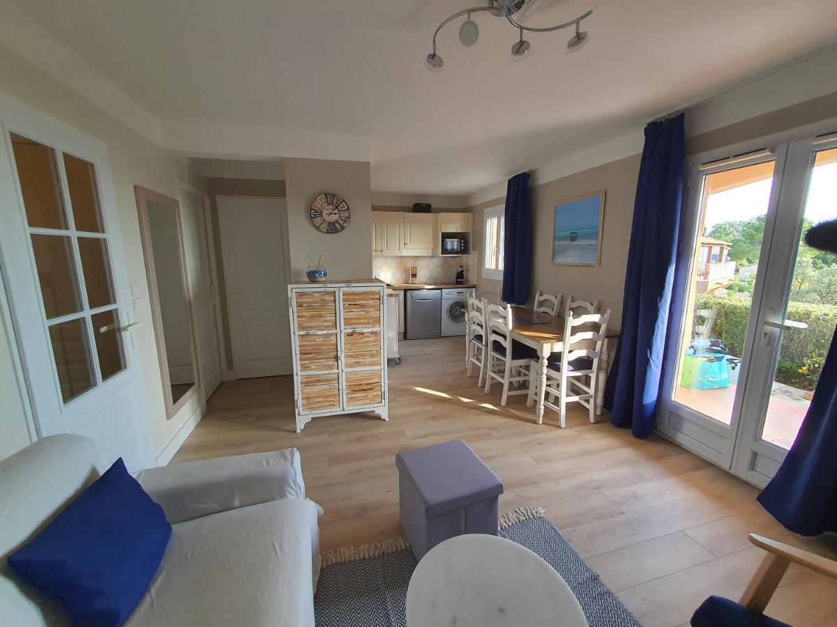 Les Issambres Appart 6 Pers Grande Terrasse Superbe Vue Mer Et Golfe De Saint Tropez, Piscine Esterno foto