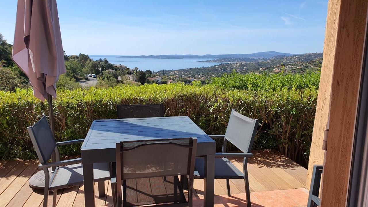 Les Issambres Appart 6 Pers Grande Terrasse Superbe Vue Mer Et Golfe De Saint Tropez, Piscine Esterno foto