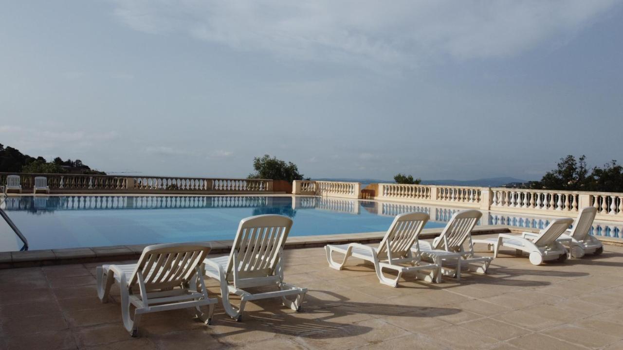 Les Issambres Appart 6 Pers Grande Terrasse Superbe Vue Mer Et Golfe De Saint Tropez, Piscine Esterno foto